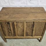 Burmese teak chest of drawers