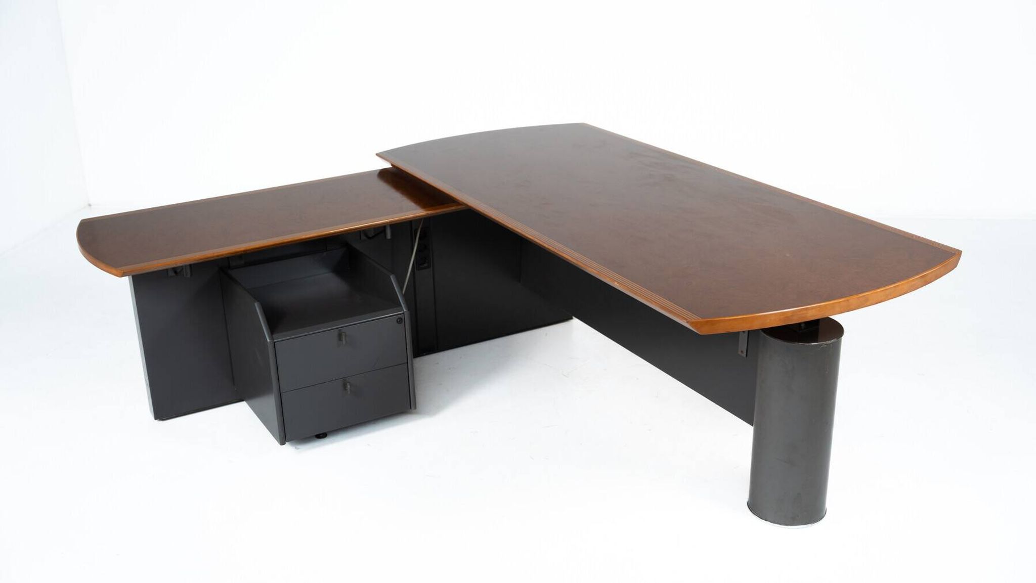 Large Artona Desk by Afra & Tobia Scarpa for Maxalto, 1970s