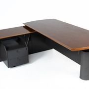 Large Artona Desk by Afra & Tobia Scarpa for Maxalto, 1970s