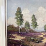 Painting "Path in the heather"