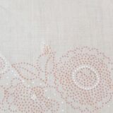 Set of 1 tablecloth and 10 powder pink towels