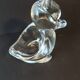 Crystal duck catchall signed – Cristal de Vannes