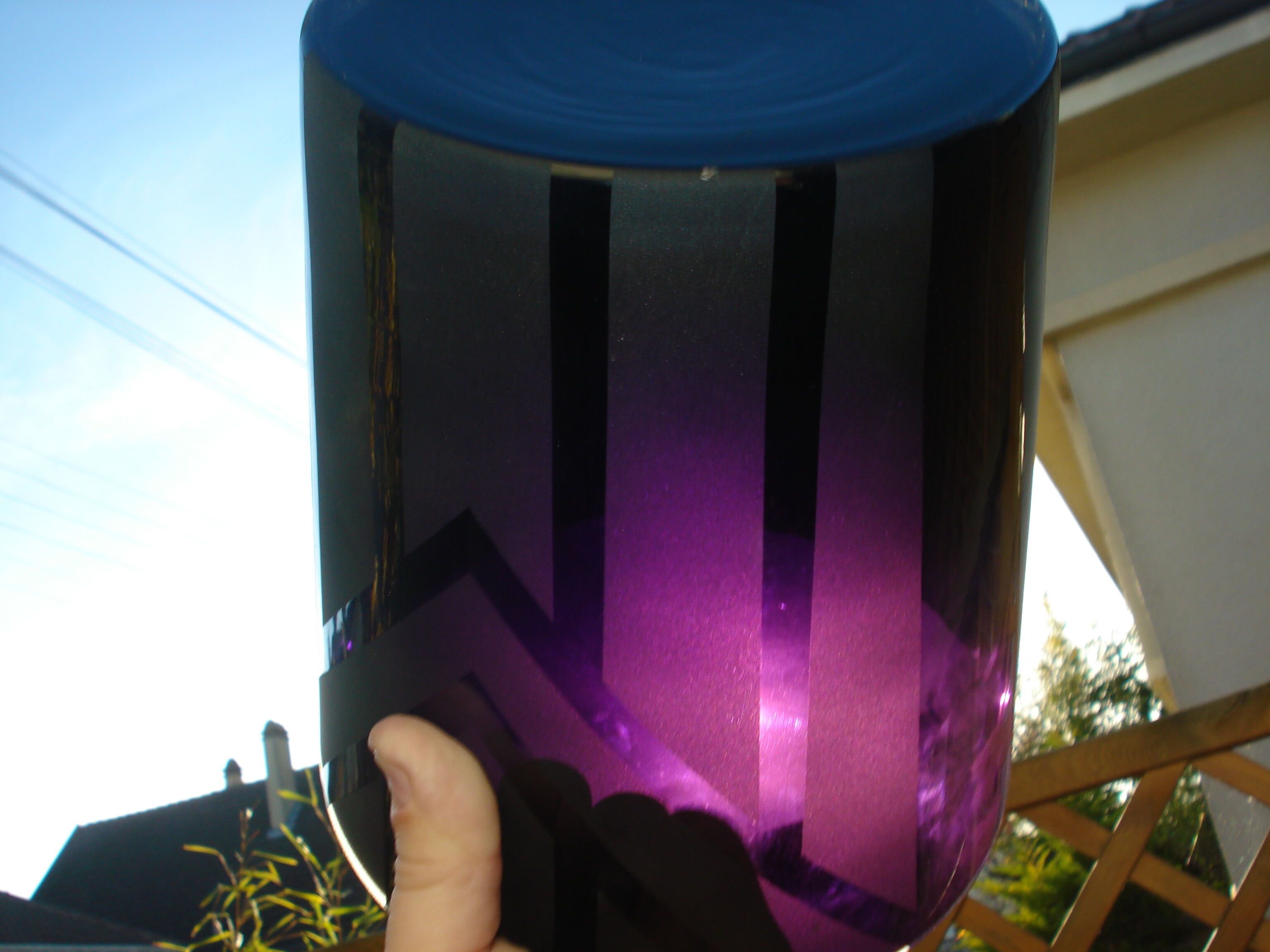 Covered cubist glass pot La Coupole Brasserie Paris 1930 signed Riecke