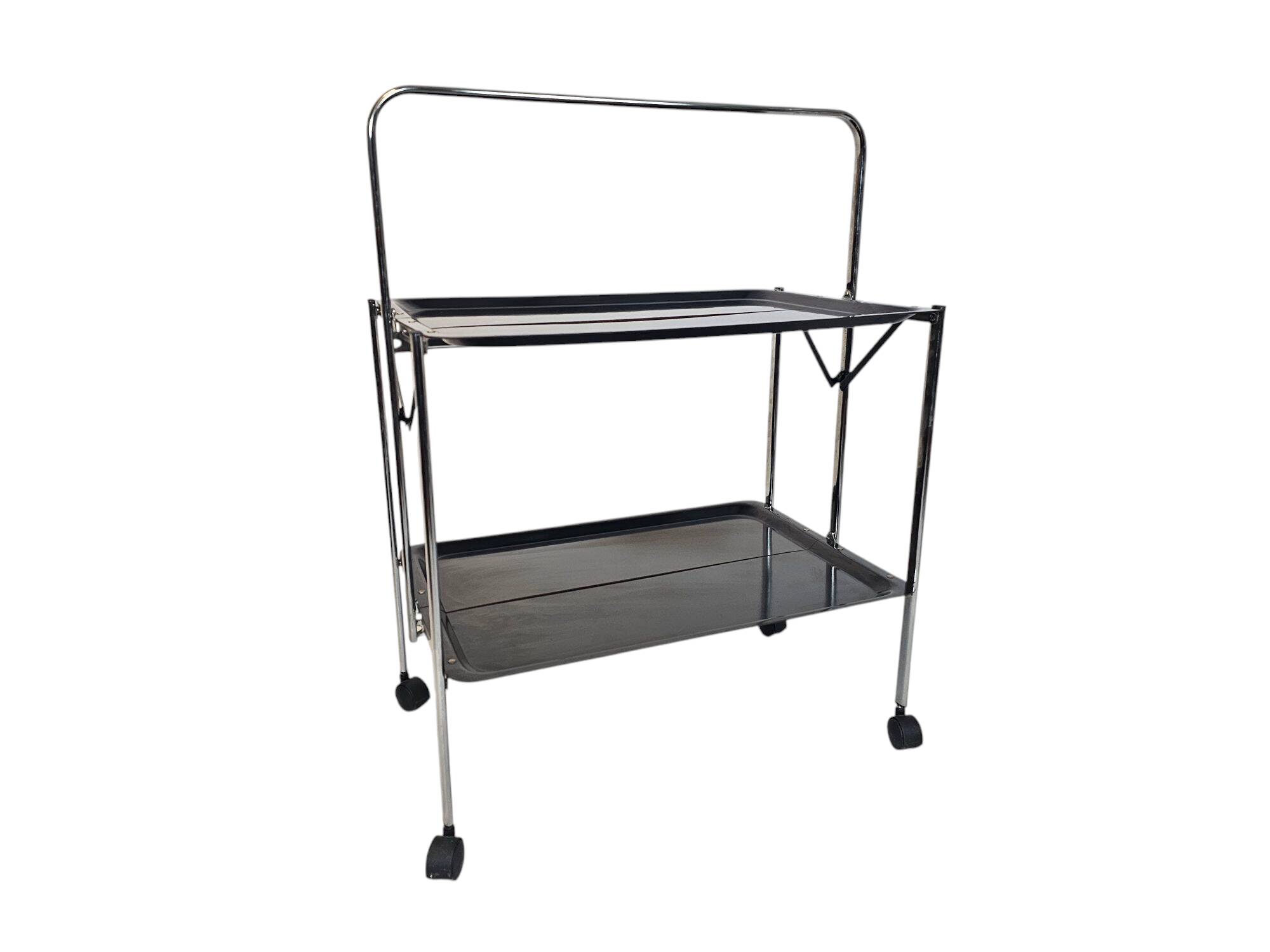 Vintage Melform Speedy folding serving trolley / bar cart, Italian design