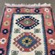 Tapis d'orient en laine fait main - 1m40x85cm