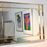 Graphic mirror by Belgochrom 105x80cm