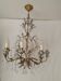 Lustre Holywood Regency70's à 8 bras de lumière
