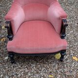 Pair of Napoleon III armchairs
