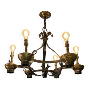 Lustre 6 feux et paire - max