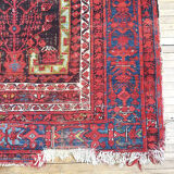 Ancient Kilim patterned Persian rug 151x111cm