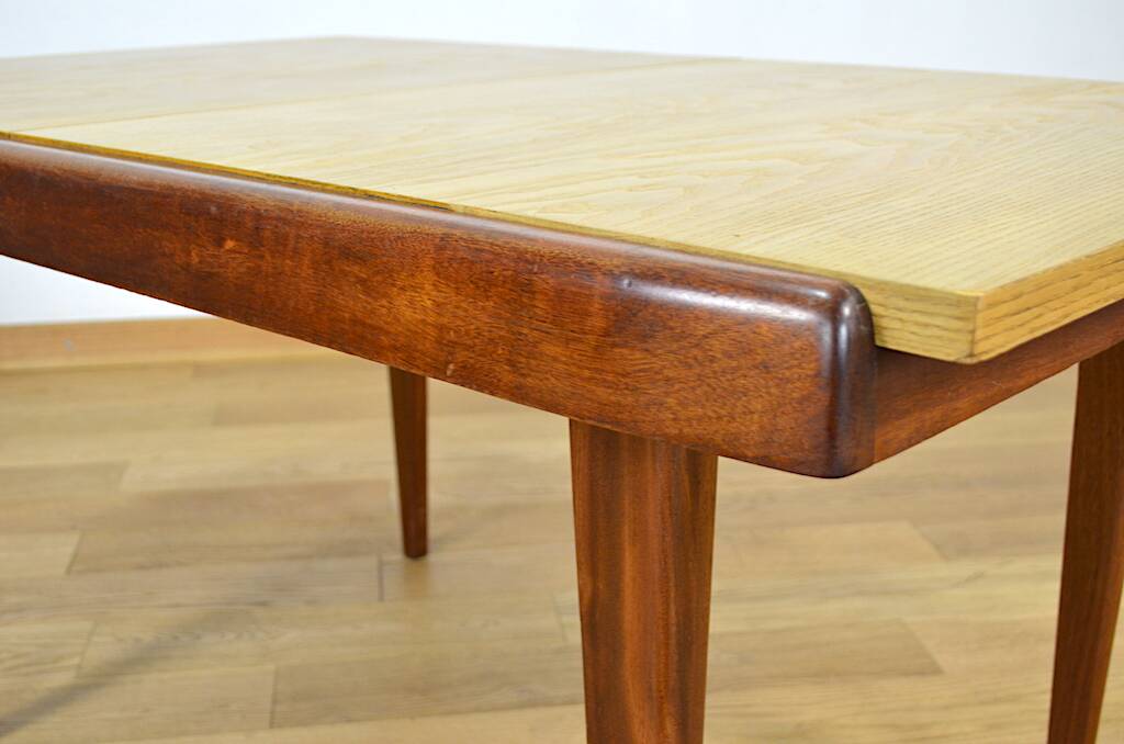 Two-tone dining table by Gustave Gautier, Eros Vintage Edition, 1950