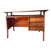 Bureau en bois du milieu du siècle