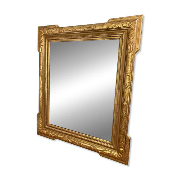 Miroir ancien biseauté à ''oreilles'' – Style Louis-Philippe – F