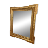 Miroir ancien biseauté à "oreilles" – Style Louis-Philippe – F