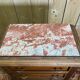 Louis XVI style molded and carved walnut chest of drawers