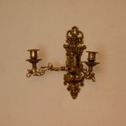 Applique murale suédoise en laiton, style milieu du siècle
