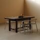 Modernist solid pine table, 1960s