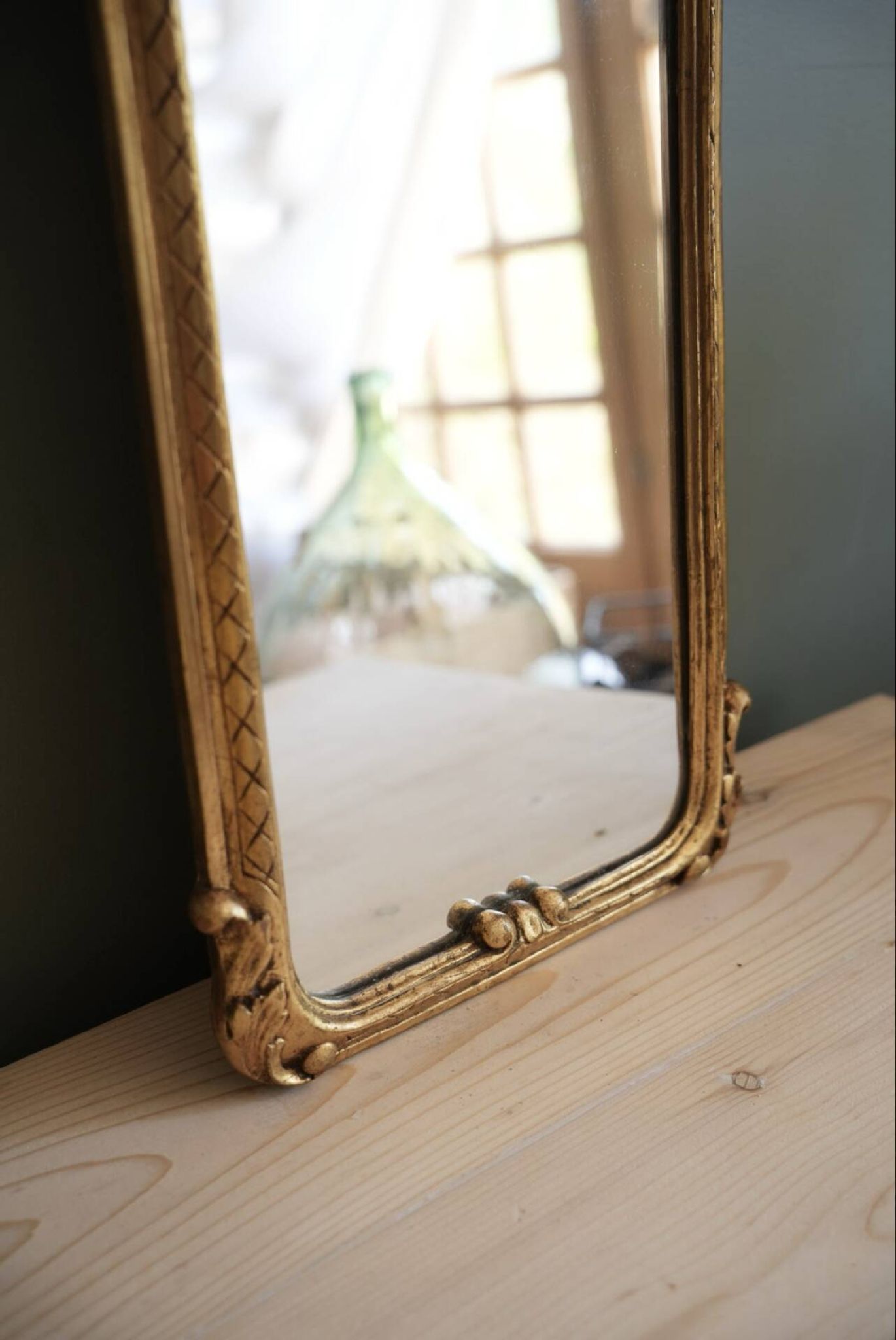 Miroir doré