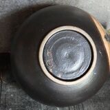 Vintage enameled stoneware potter's teapot