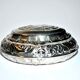 Art deco pillbox box in silver metal - antique snuffbox pillbox