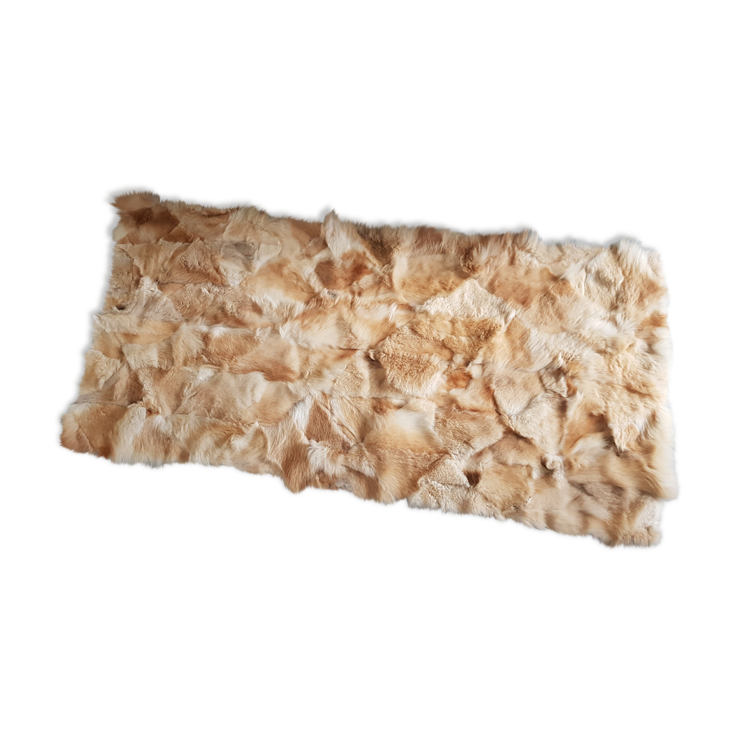 Tapis Patchwork de peaux de loup de Corée