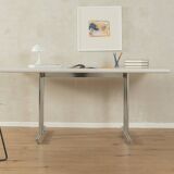 1980s Chrome Desk, Vintage