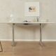 1980s Chrome Desk, Vintage