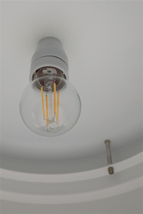 Big Danish Space Age pendant lamp / 1970s / Mid-century modern design / White