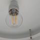 Big Danish Space Age pendant lamp / 1970s / Mid-century modern design / White