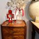 Inlaid bedside table