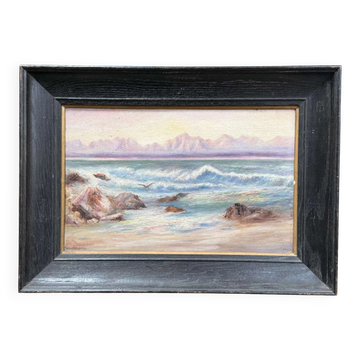 Huile sur carton, école anglaise du début XXème