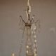 Chandelier pendants and garlands to 6 lights around 1900