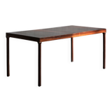 Extendable dining table in rosewood by Inger Klingenberg for Fristho, Dutch design, 1960s