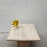 Travertine coffee table