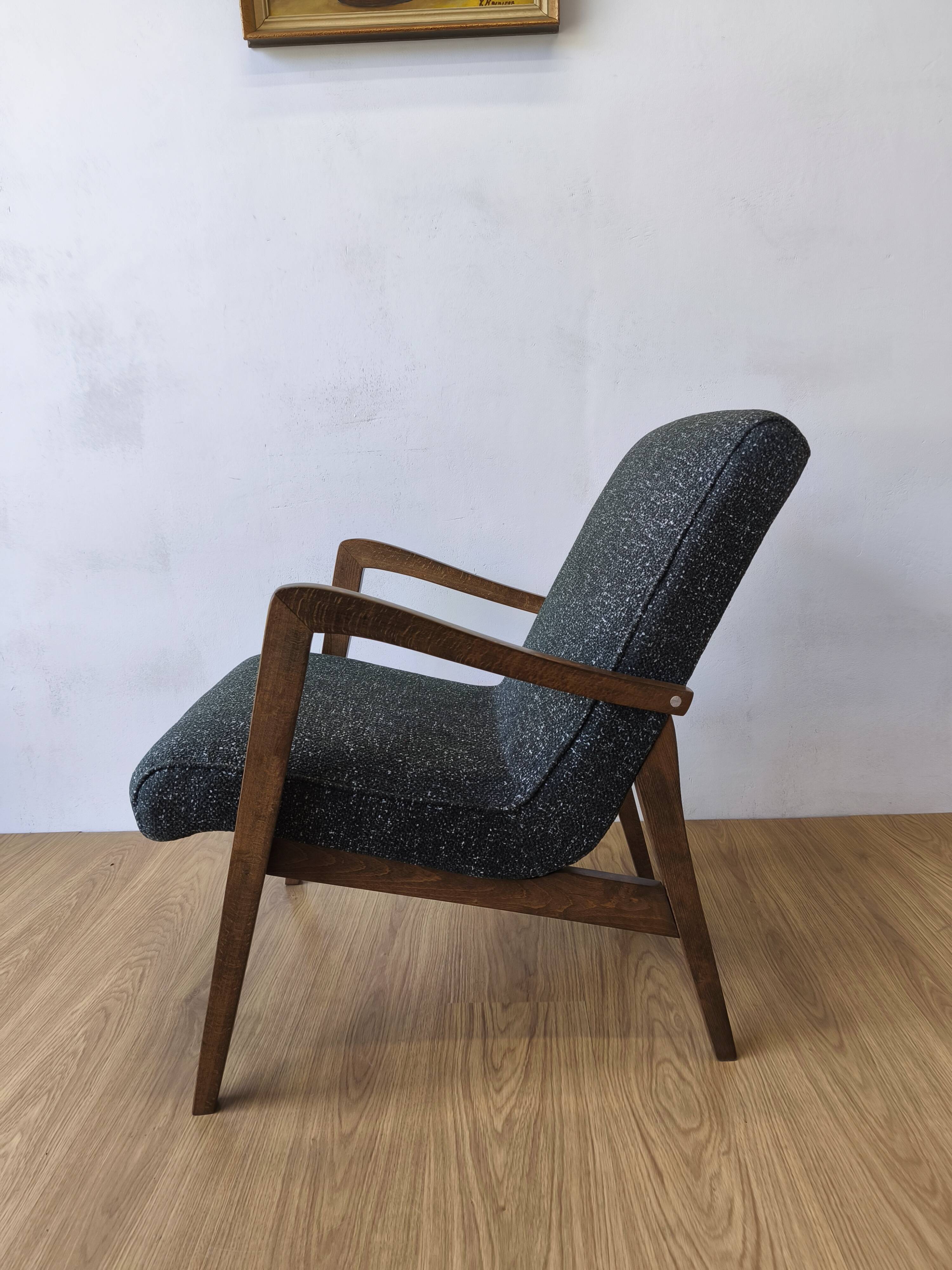 Fauteuil design type 300-138 Pologne années 70.