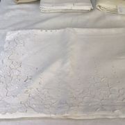 Drap Richelieu 2 personnes pur coton