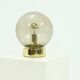 Textured Glass Ceiling Lamp by Glashütte Limburg Germany 1970s