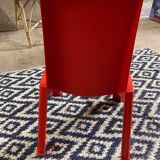 Chaise enfant design rouge
