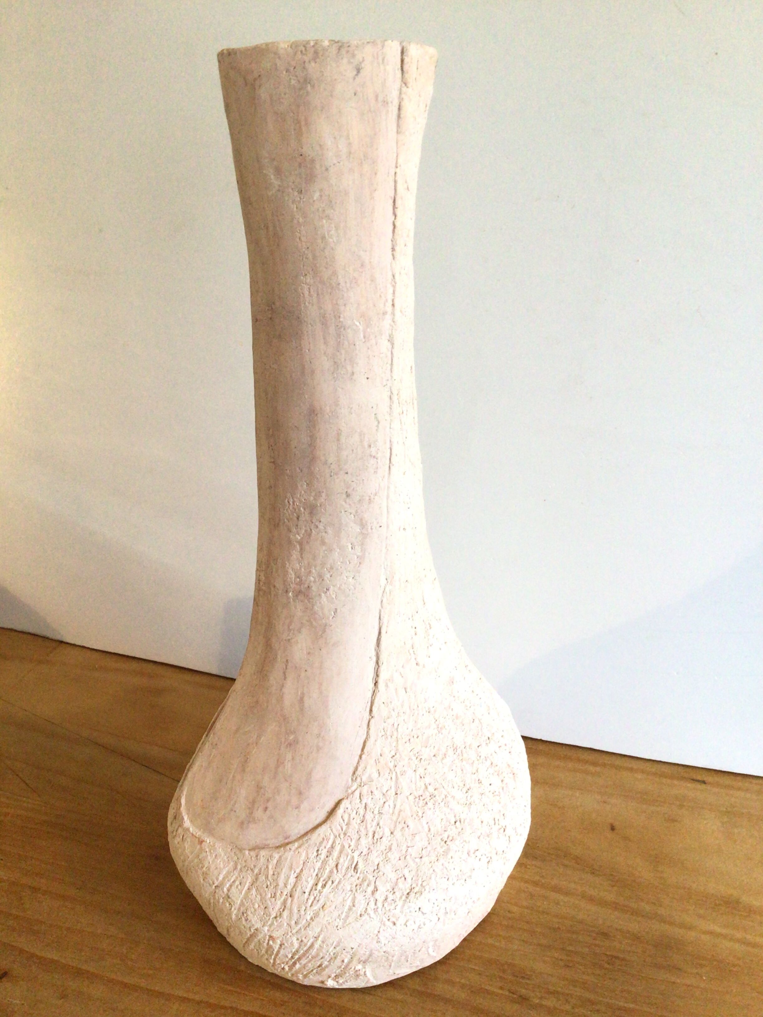 Brutalist pink powder vase