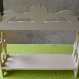 Art deco wooden shelf