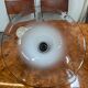 Cinea pendant lamp, Leucos workshop, Murano glass, Giusto Toso design, Italy, circa 1970.