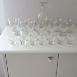 Vintage glasses and carafe from the 50s