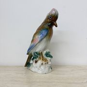 Lampe à parfum vintage en porcelaine oiseau, années 1950