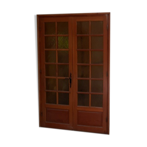 Deux portes de passage en bois