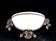 Art Deco wall sconce, wrought iron and alabaster – France, circa 1920