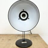 Lampe Photo de Table Vintage en Émail Noir, 1950s