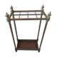 Umbrella rack in brass of the 1900s