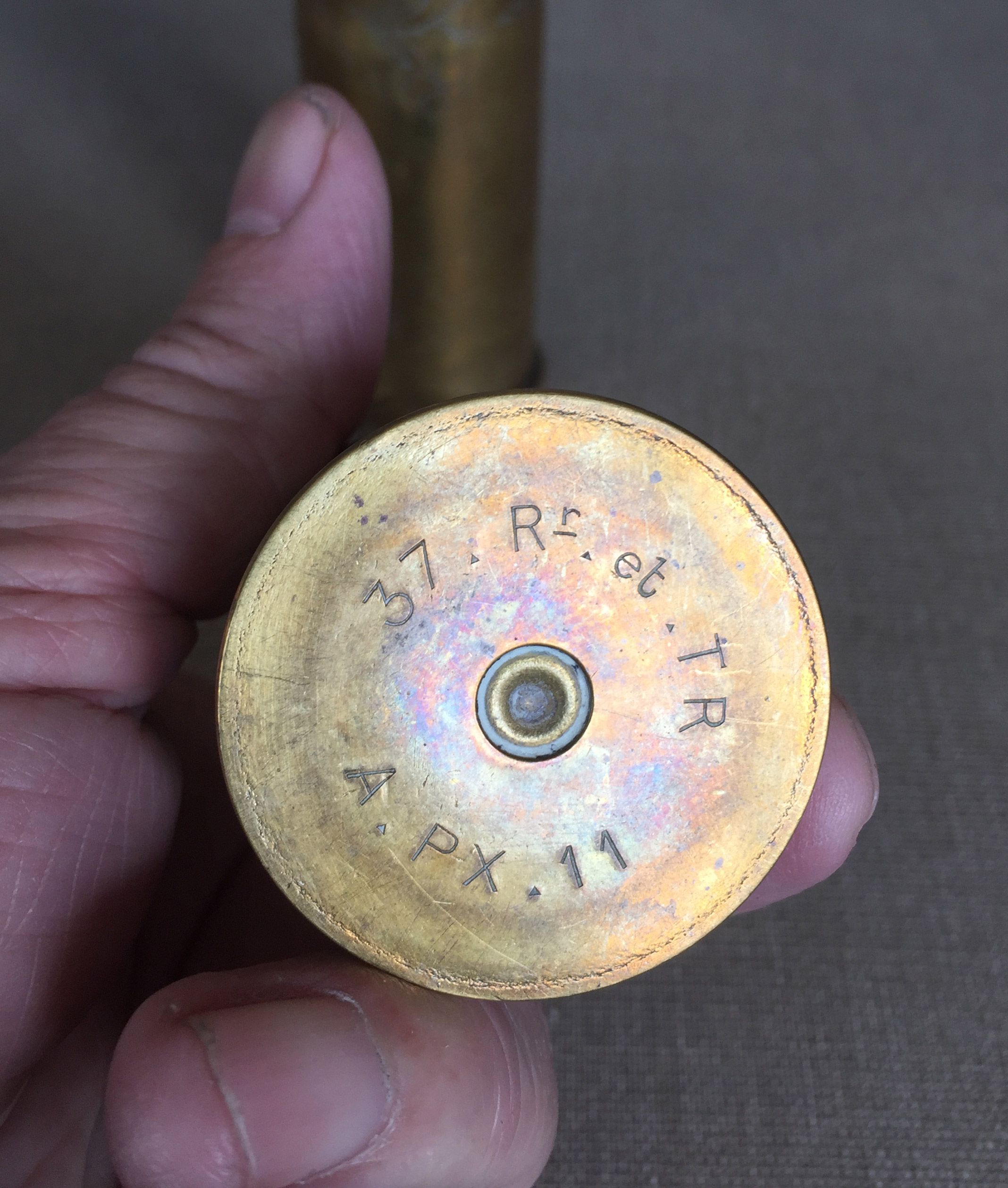 Pair of copper shells 1914-1918 Trench Art