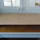 Commode de belle facture style Louis Philippe sublimée en vert de gris