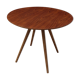 Round table compass feet